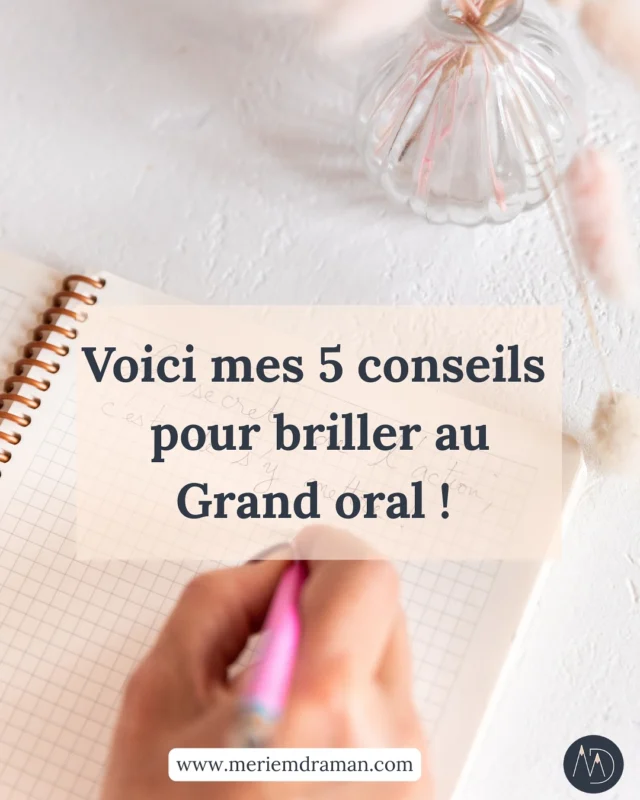 🌟Voici mes 5 conseils pour briller au Grand oral🌟

Je vous livre des clés concrètes pour structurer votre intervention, travailler votre expression, et faire bonne impression face au jury. 

‼️Rappelez-vous : avec du sérieux et de la régularité, vous avez toutes les chances de transformer cet examen en véritable atout dans votre parcours. 

🎙️C’est aussi une belle occasion de gagner en assurance à l’oral, une compétence précieuse pour vos études supérieures.

Bon courage et bon entraînement !

Pour davantage d’infos sur cette épreuve, mon article complet est en bio.

#grandoraldubac #grandoral #prisedeparoleenpublic #parlerenpublic #bac2025 #parcoursup2025 #meriemdraman #assocosi #conseilenorientation #conseilenorientationscolaire #entrainementoral #eloquenceaulycee #nouveaubac